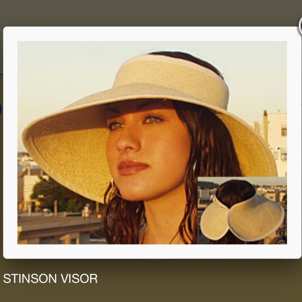 Jax Hatz- Unhat Sunhatz Handmade in USA, Packable Raffia Visor in Natural Colors